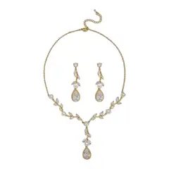 GENERICO - Set De Collar Y Aros Para Fiesta Anna