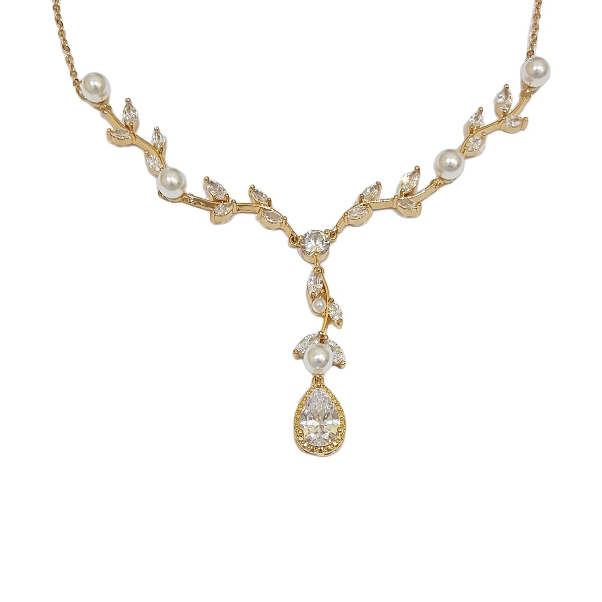 GENERICO - Set De Collar Y Aros Para Fiesta Anna