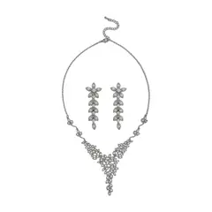 GENERICO - Set De Collar Y Aros Para Fiesta Venis