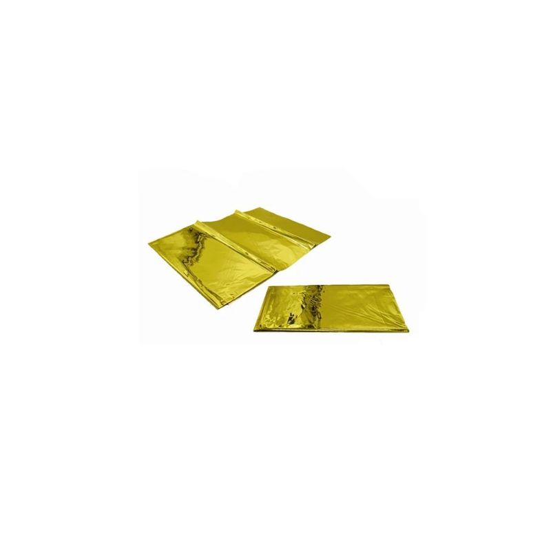GENERICO - Mantel Plastico Metalizado Dorado