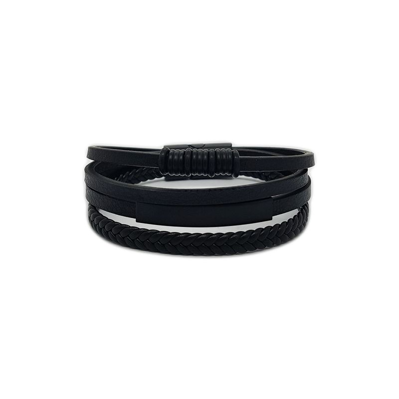 GENERICO - Pulsera De Ecocuero Y Fantasia Para Hombre Celio