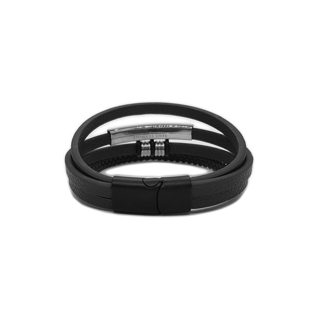 GENERICO - Pulsera De Ecocuero Y Fantasia Para Hombre Celio