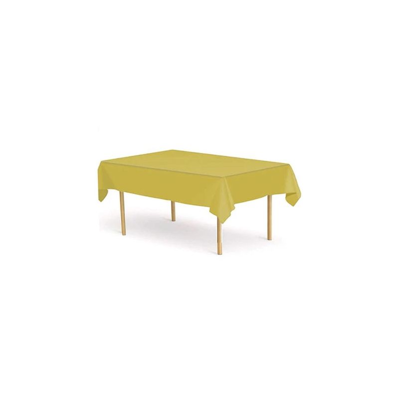 GENERICO - Mantel Plástico Dorado 137x185cm