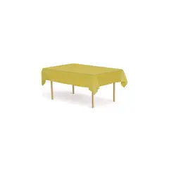 GENERICO - Mantel Plástico Dorado 137x185cm