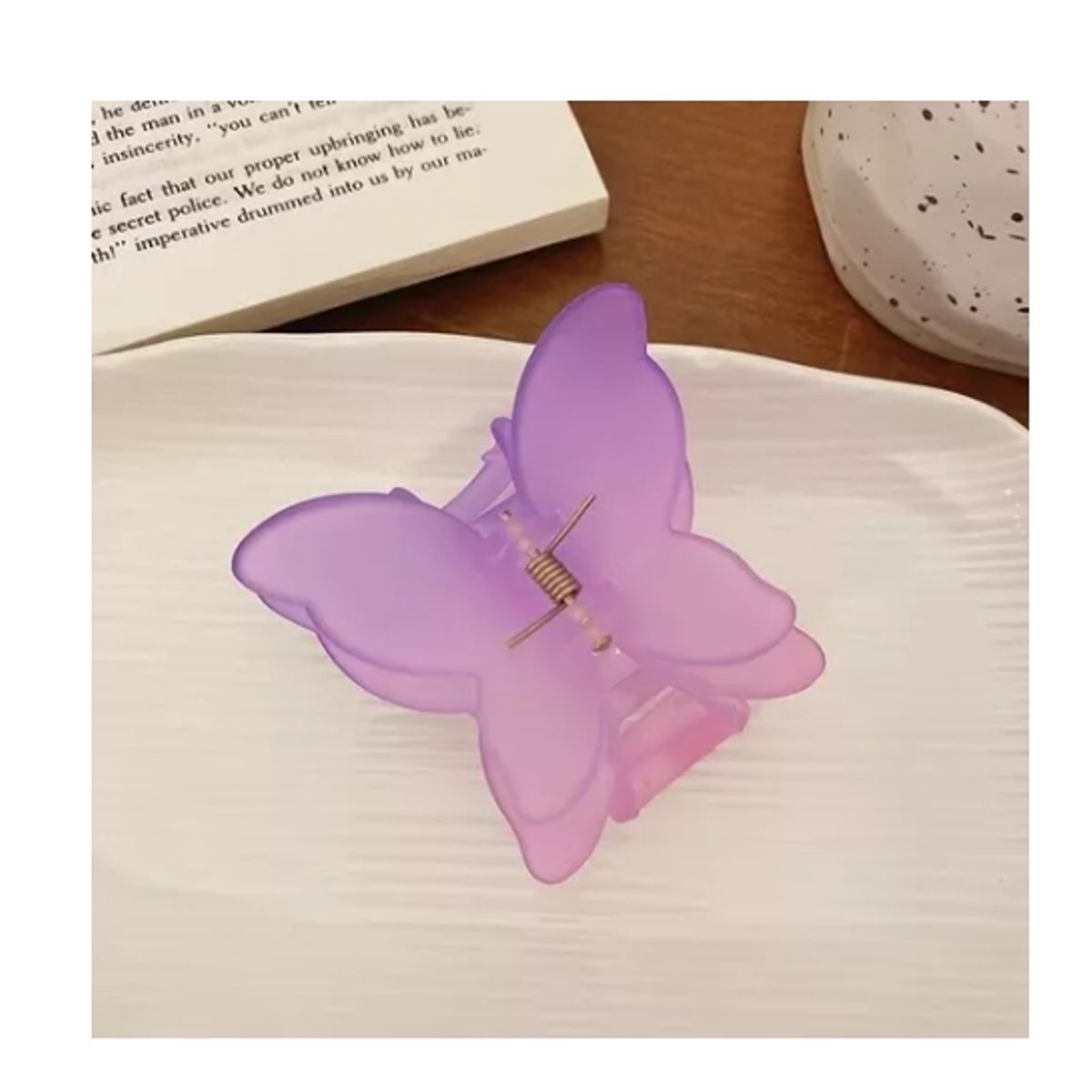 GENERICO - Pack 12 Pinza Pinches Mariposa Para Cabello Peinado