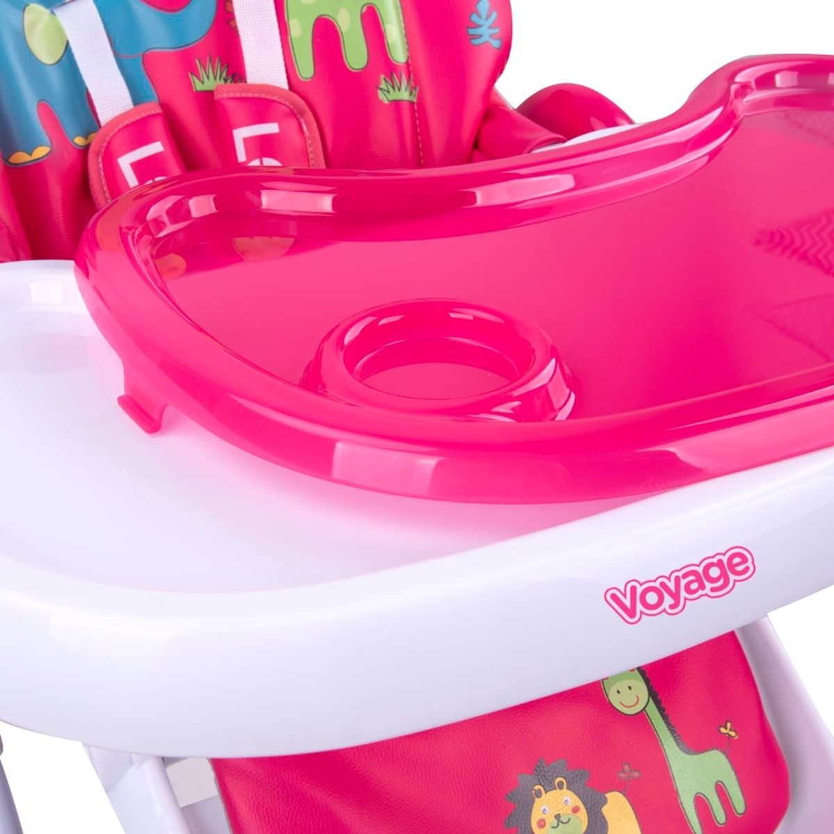 VOYAGE - Silla De Comer Multifuncional Look Fucsia