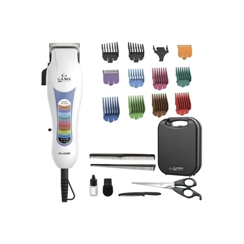 GAMA - MAQUINA CORTAPELO GAMA GM 596 20 ACCESORIOS MAS MALETIN