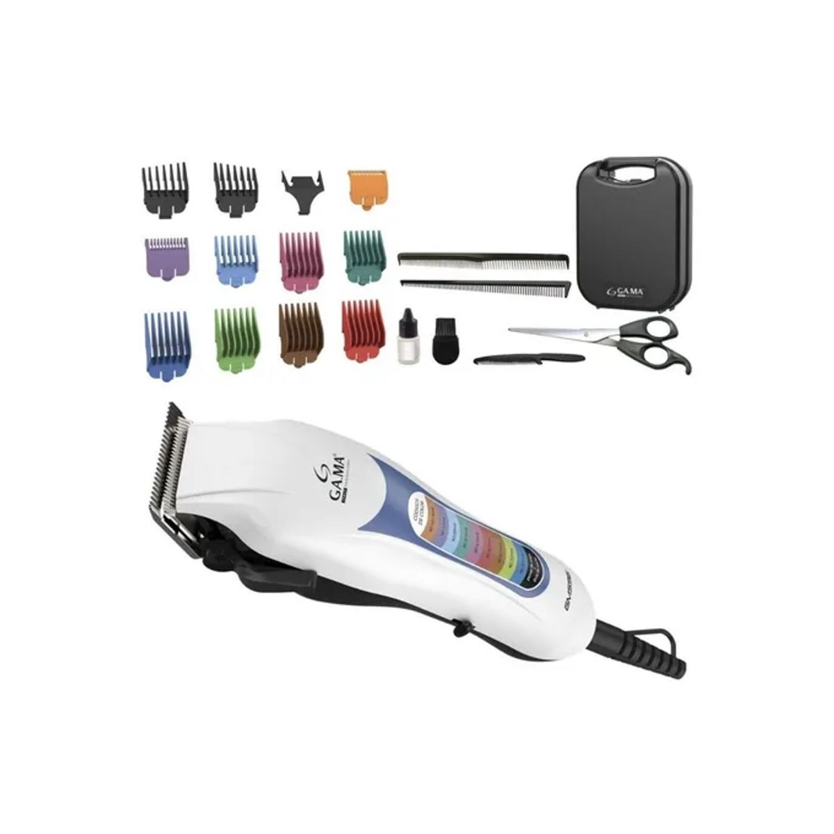 GAMA - MAQUINA CORTAPELO GAMA GM 596 20 ACCESORIOS MAS MALETIN