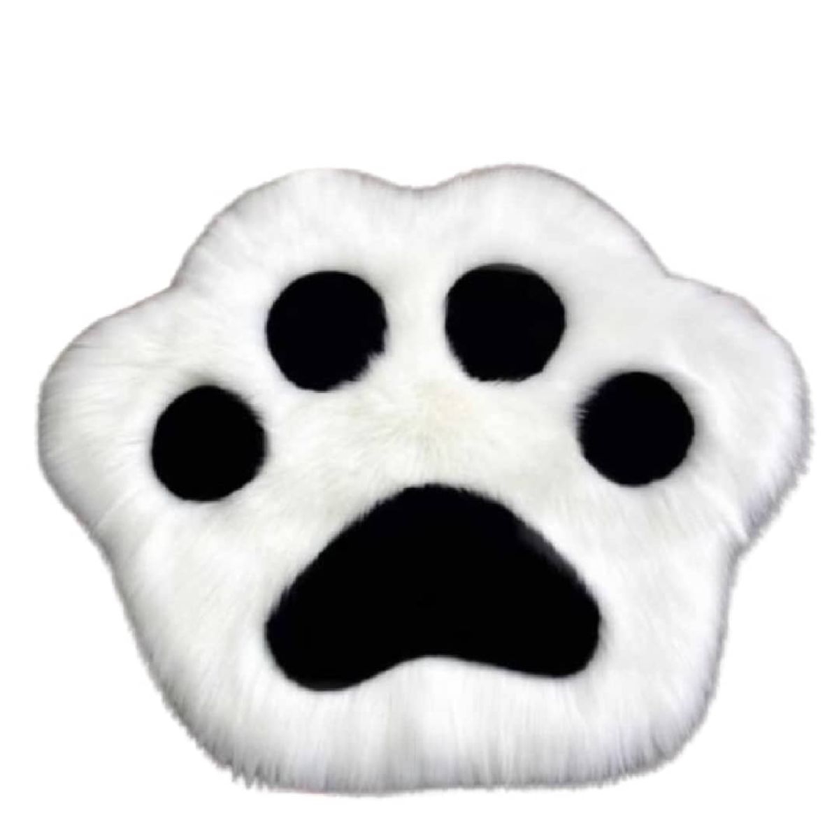 GENERICO - Alfombra De Huella De Pata De Perro Peluda 70x80cm Maria