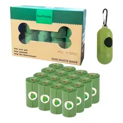 OFERTABKN - Bolsas Ecologica Desecho De Mascotas 16 Rollos De 15 Bolsas