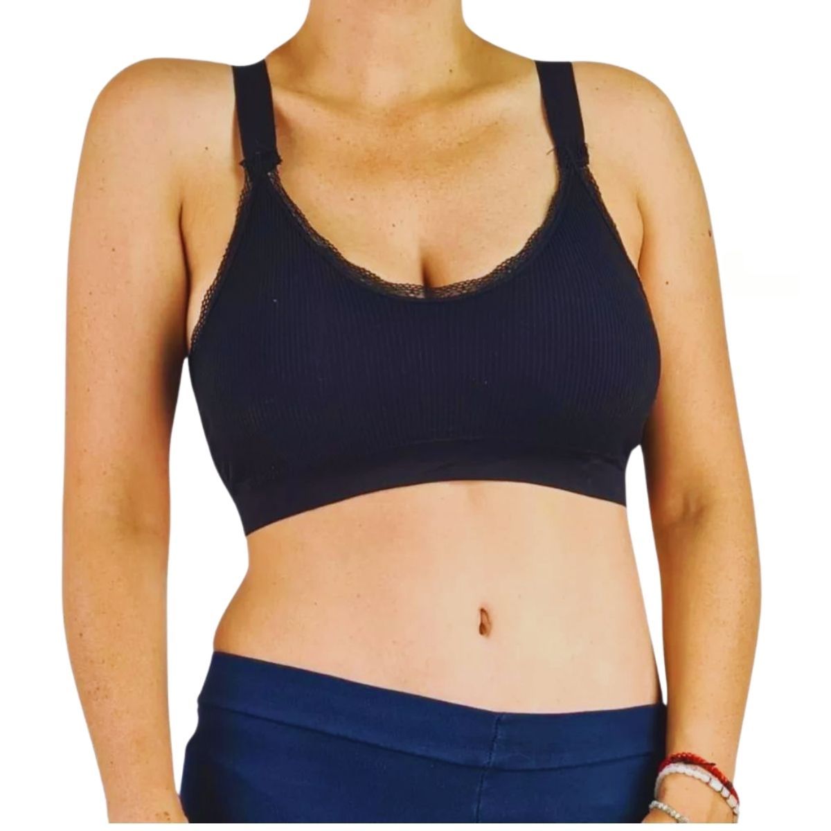 LOOK SHOP - Pack 2 Sostén Deportivo Elasticado Mujer Tirantes 3
