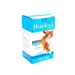 DRAG PHARMA - Herplex - Lisina 30 ml Suplemento Para Gatos