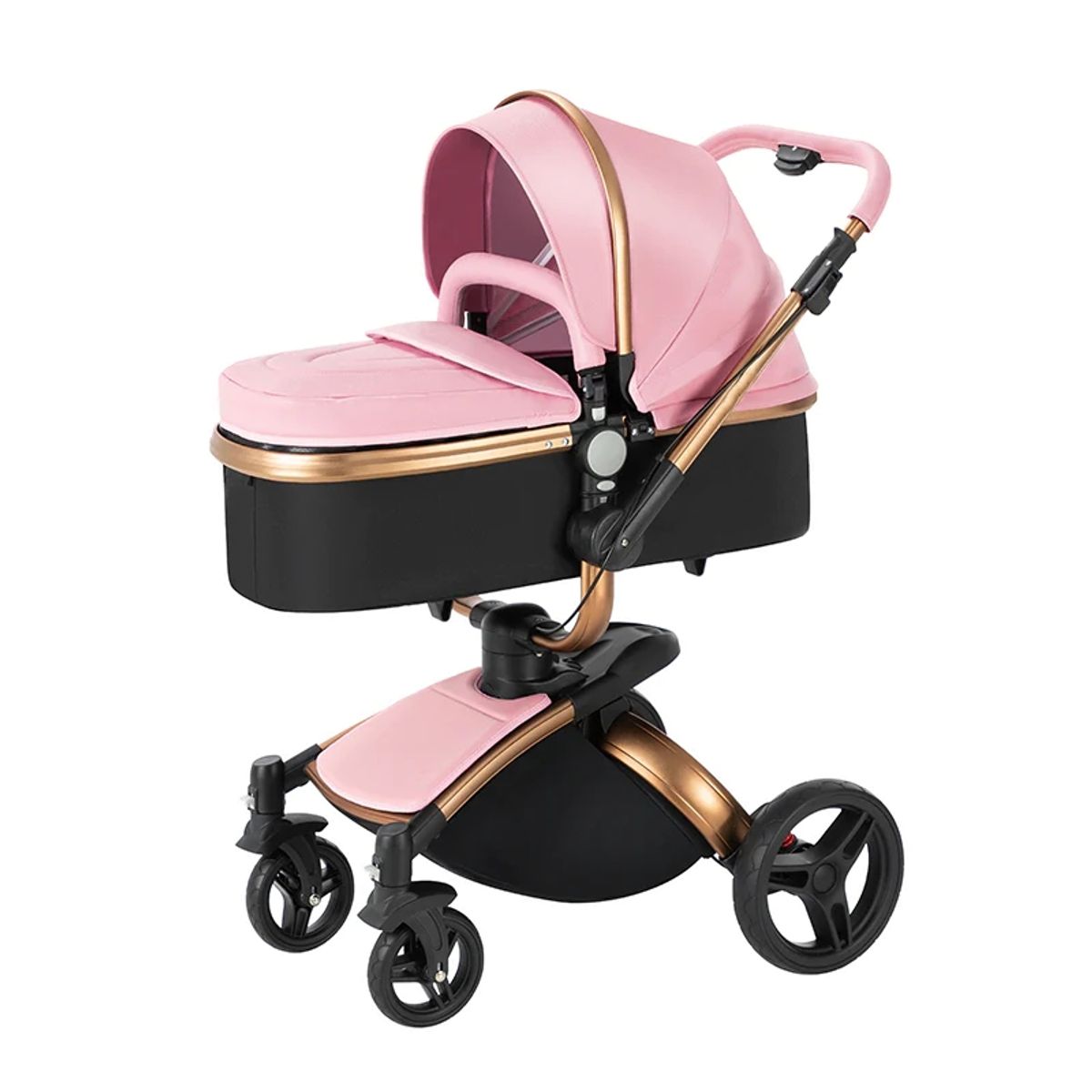 VOYAGE - Coche Moises Max of Aulon 360 Pink