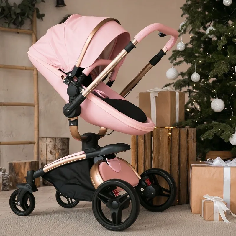 Agape Max Aulon Pink Stroller VOYAGE Coche Moises Max Of Aulon 360