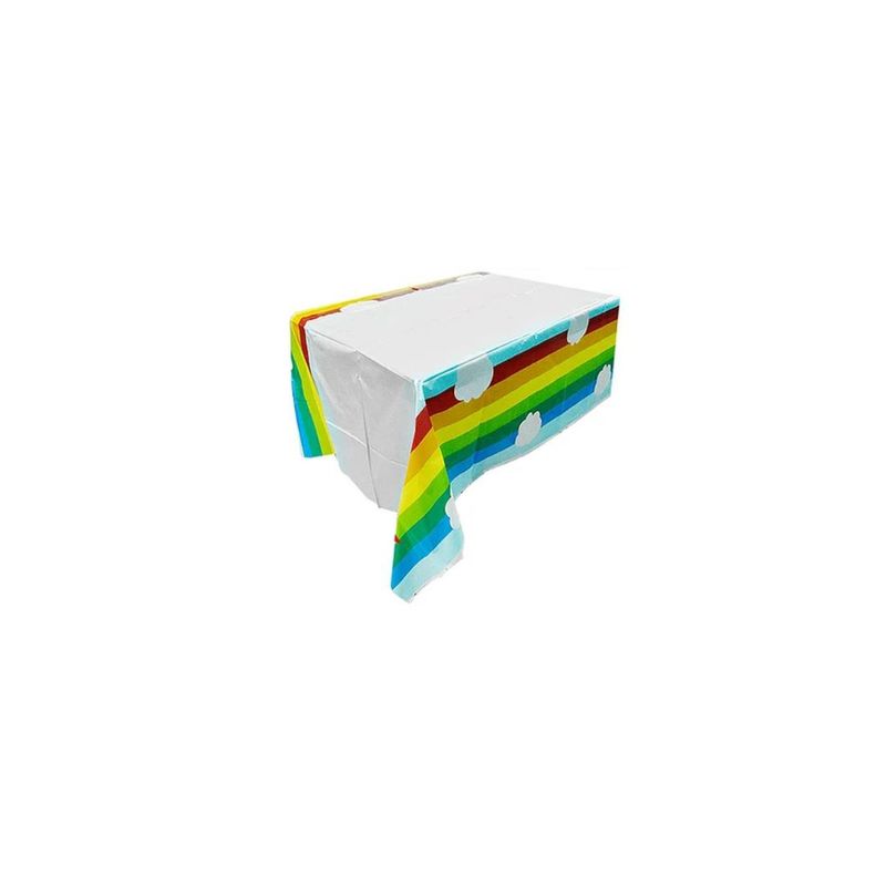 GENERICO - Mantel Plástico De Arcoiris 108x220cm