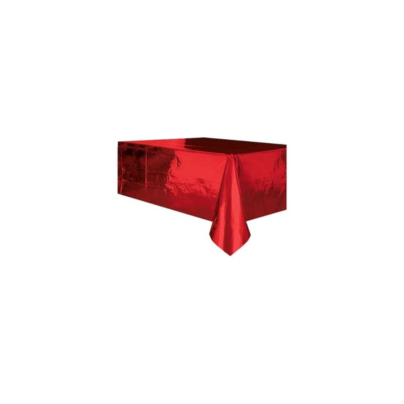 GENERICO - Mantel Metalizado Rojo 137x183cm