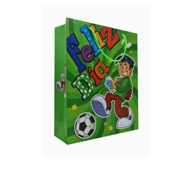 GENERICO - Bolsa Feliz Día 32X25X10 Cm Color Verde