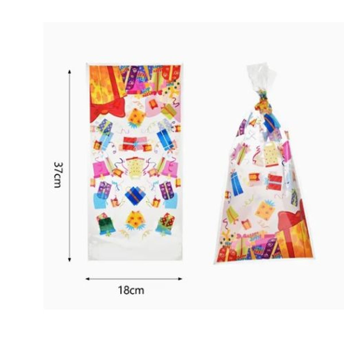 GENERICO - Bolsas Para Dulces Varios Colores 10 Unidades