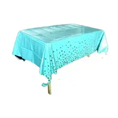 GENERICO - Mantel Azul Claro Con Estrellas 137x183cm