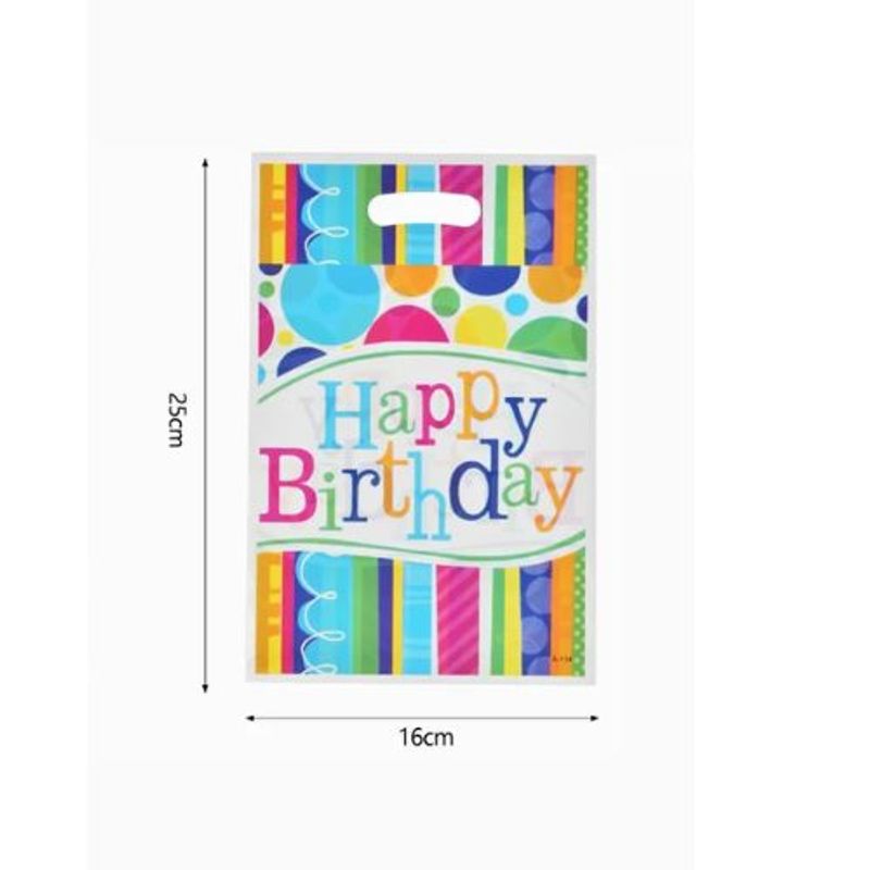 GENERICO - Bolsas Para Dulces 10 Unidades 25X16 Cm Varios Colores