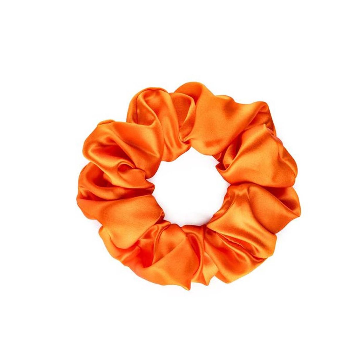 GENERICO - Scrunchie Colet para el cabello XL Naranjo Brillante