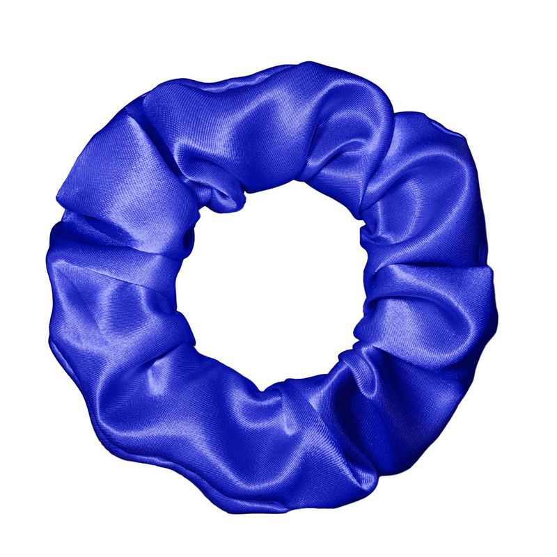 GENERICO - Scrunchie Colet para el cabello XL Azul Brillante