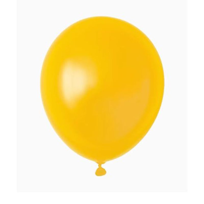 GENERICO - Globo Látex 90 Cm Inflado Color Amarillo 1 Unidad