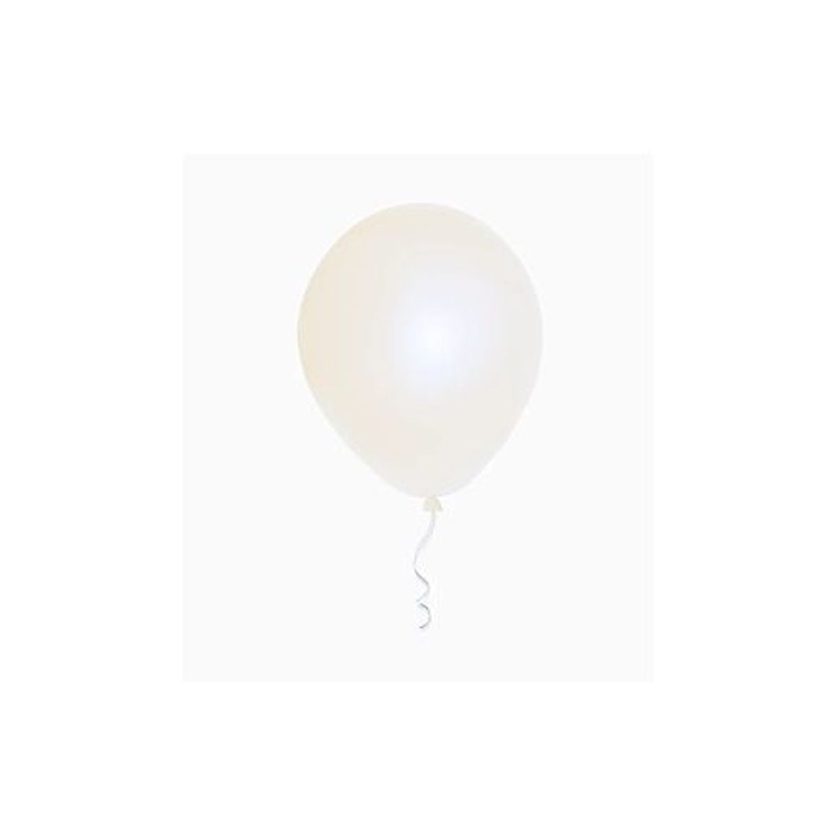 GENERICO - Globos Latex Color Blanco 100 Unidades 23 Cm