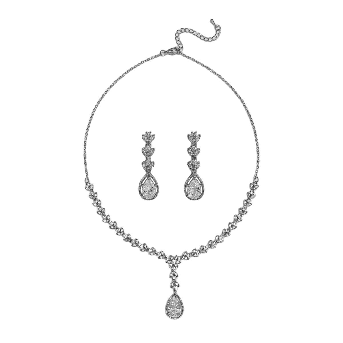 GENERICO - Set De Collar Y Aros Para Fiesta Ella