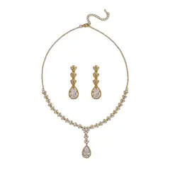 GENERICO - Set De Collar Y Aros Para Fiesta Ella