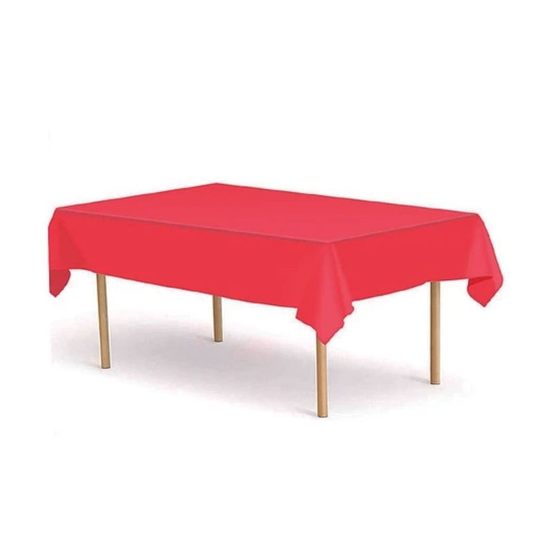 GENERICO - Mantel Plastico Rojo 137x274cm