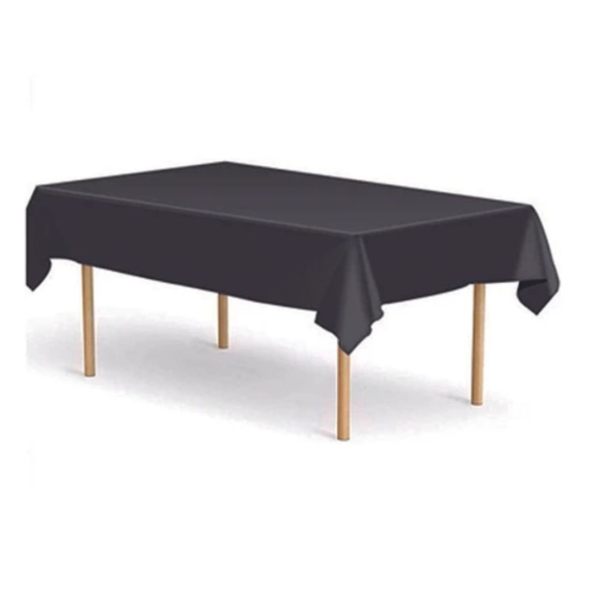 GENERICO - Mantel Plastico Negro 137x274cm