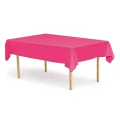 GENERICO - Mantel Plastico Rosa 137x274cm