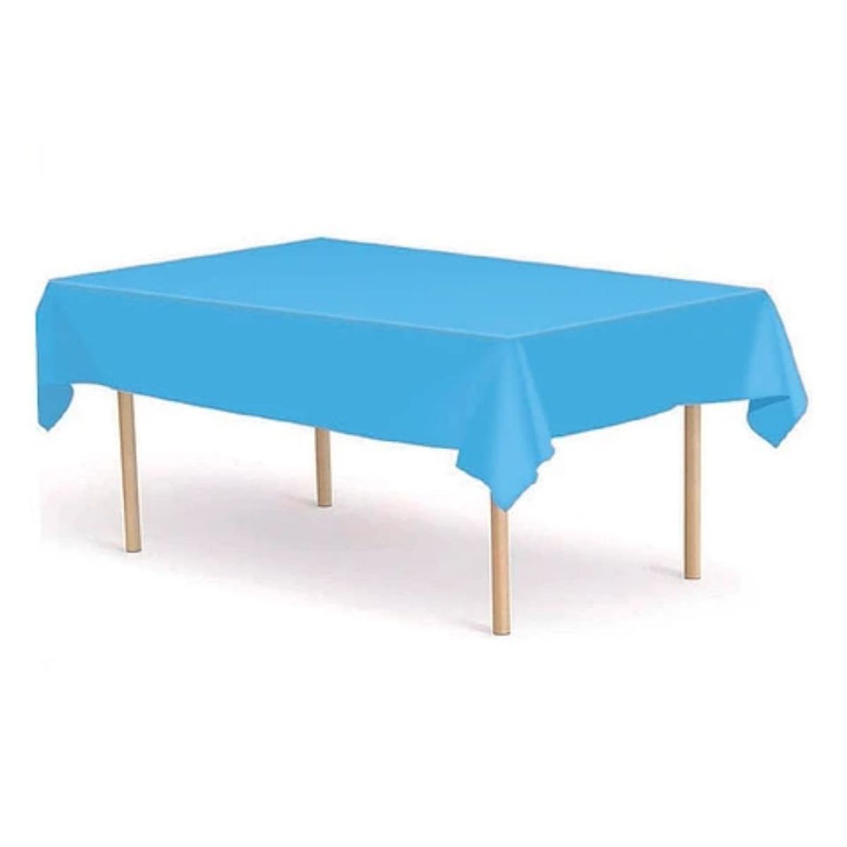 GENERICO - Mantel Plastico Celeste 137x274 Cm