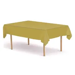 GENERICO - Mantel Plastico Oro 137x274cm