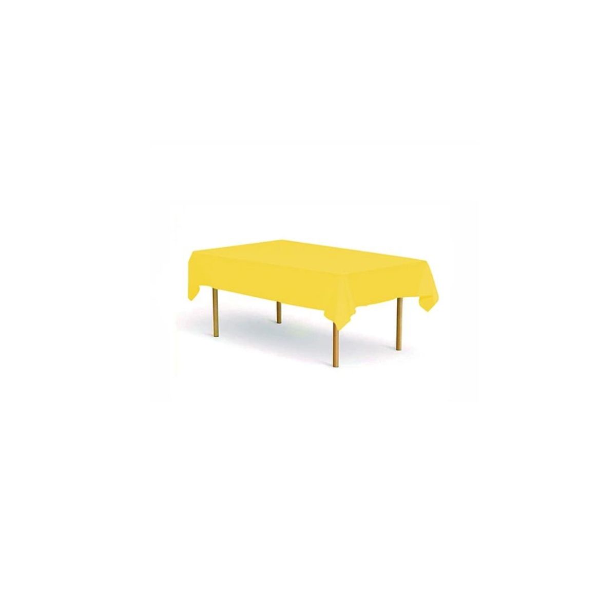 GENERICO - Mantel Plastico Amarillo 137X274Cm