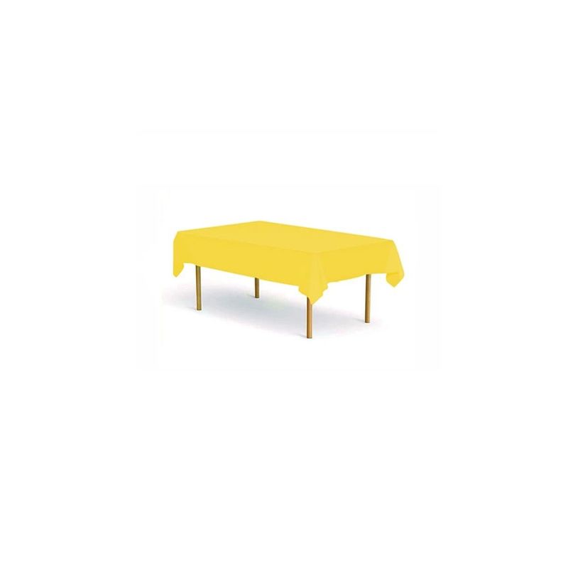 GENERICO - Mantel Plastico Amarillo 137x274cm