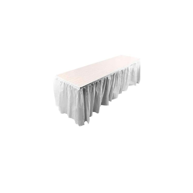 GENERICO - Faldon Para Mesa Blanco 73x426cm