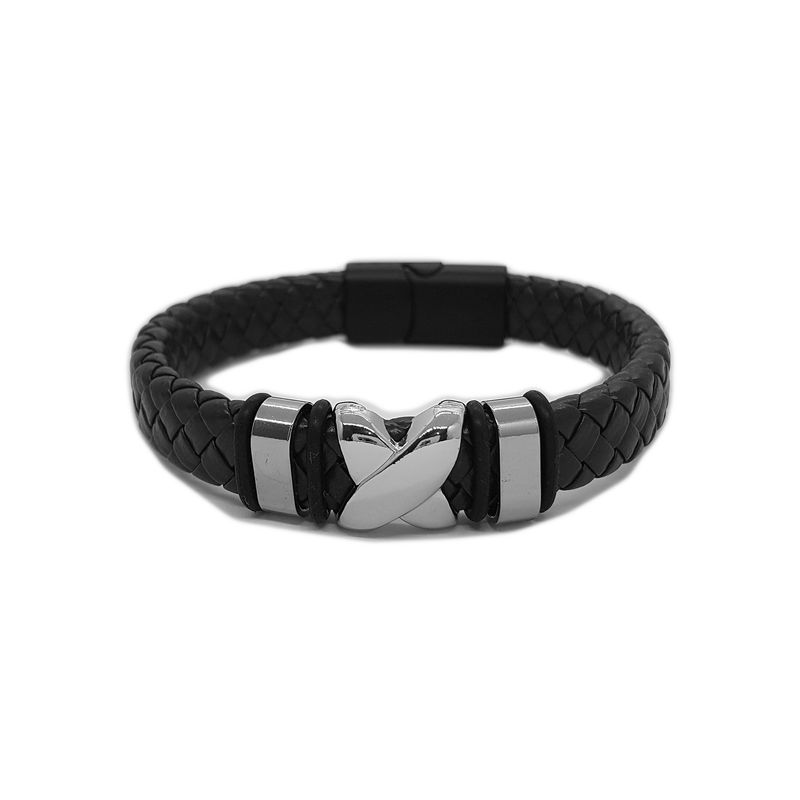GENERICO - Pulsera De Ecocuero Y Fantasia Para Hombre Narqui