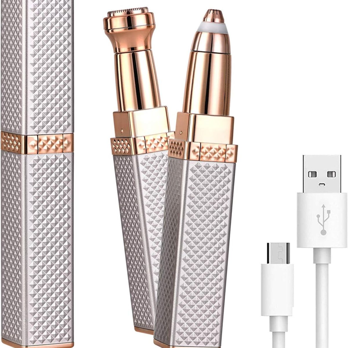 KUANGYE - Pack Depilador Cejas + Depilador Facial Recargable Usb