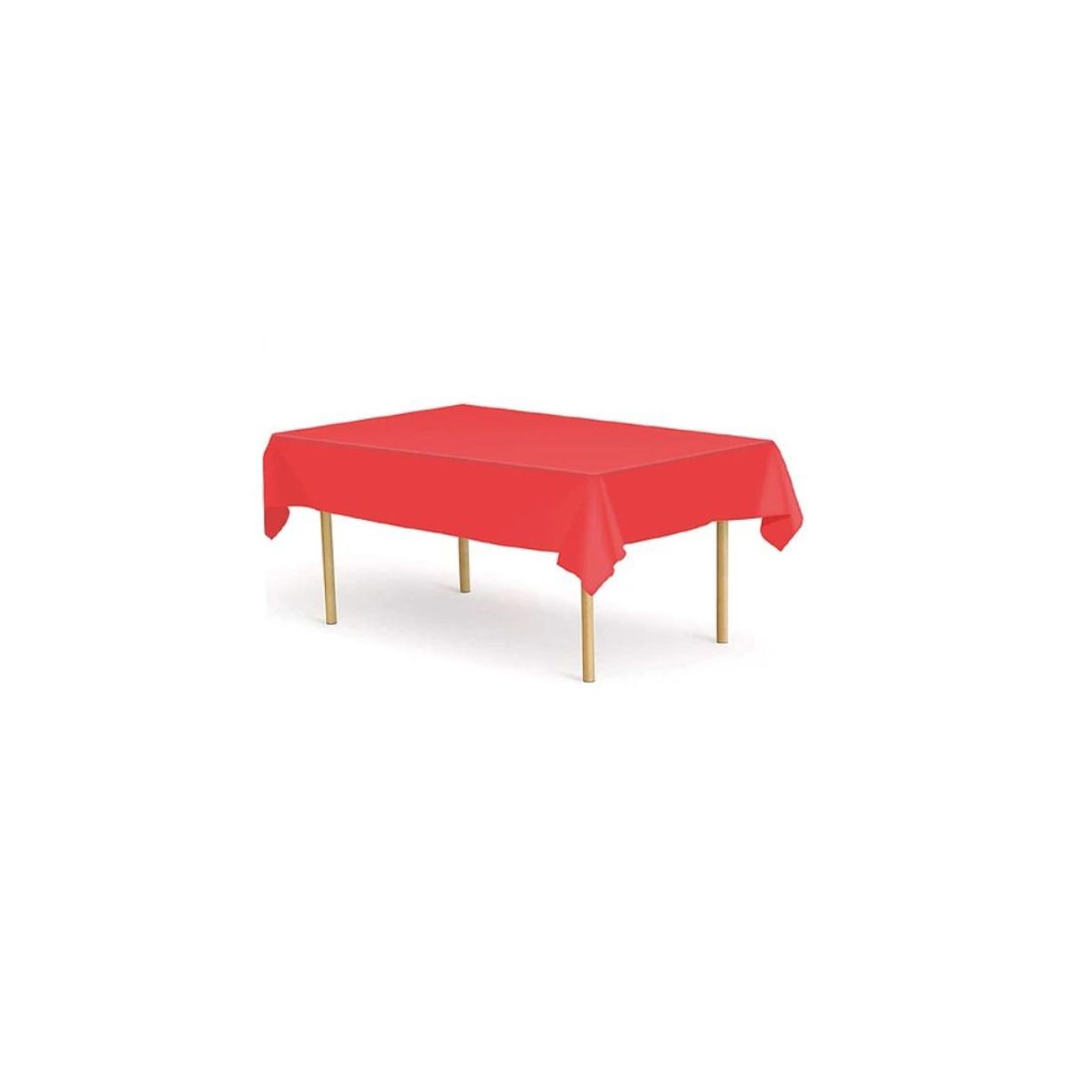 GENERICO - Mantel Plástico Rojo 137x185cm