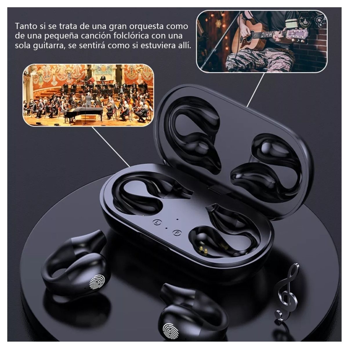 KUANGYE - Audifonos Inalambricos Bluetooth Deportivos Manos Libre S3