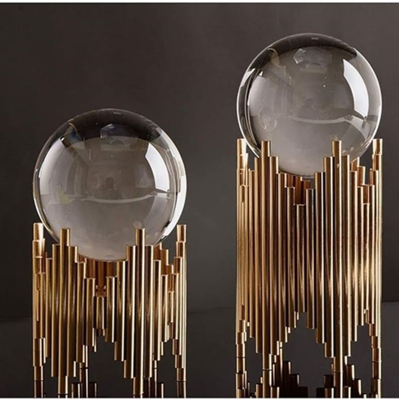 GENERICO - Bola de cristal decorativa de estilo europeo