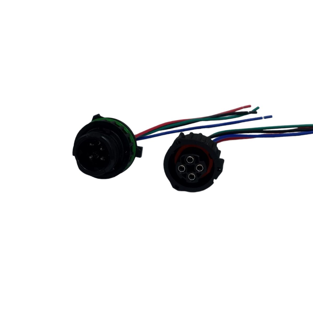 GENERICO - Enchufe Conector Macho Y Hembra De 4 Pin Para Camión Y Auto