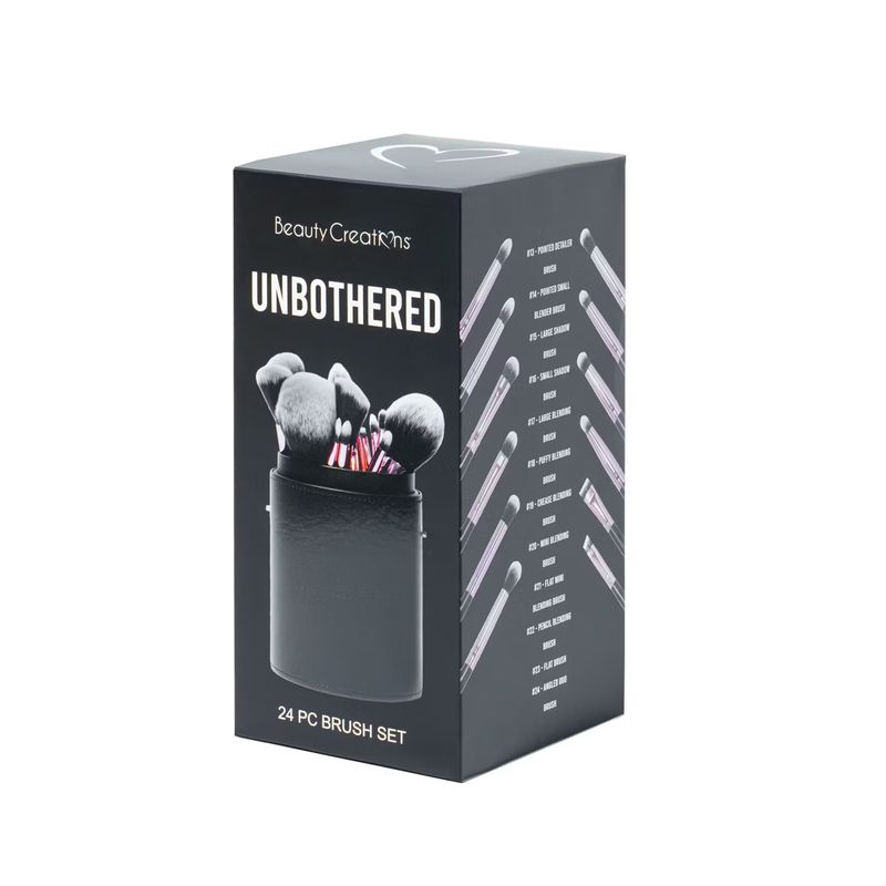 BEAUTY CREATIONS - Set de 24 Brochas maquillaje Unbothered - Beauty Creations