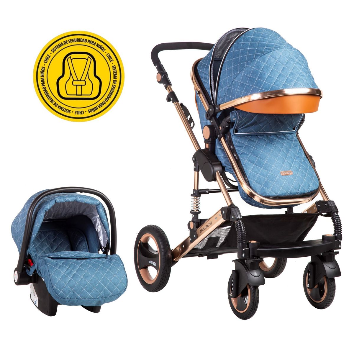VOYAGE - Coche Travel System Zeus Limited Blue_