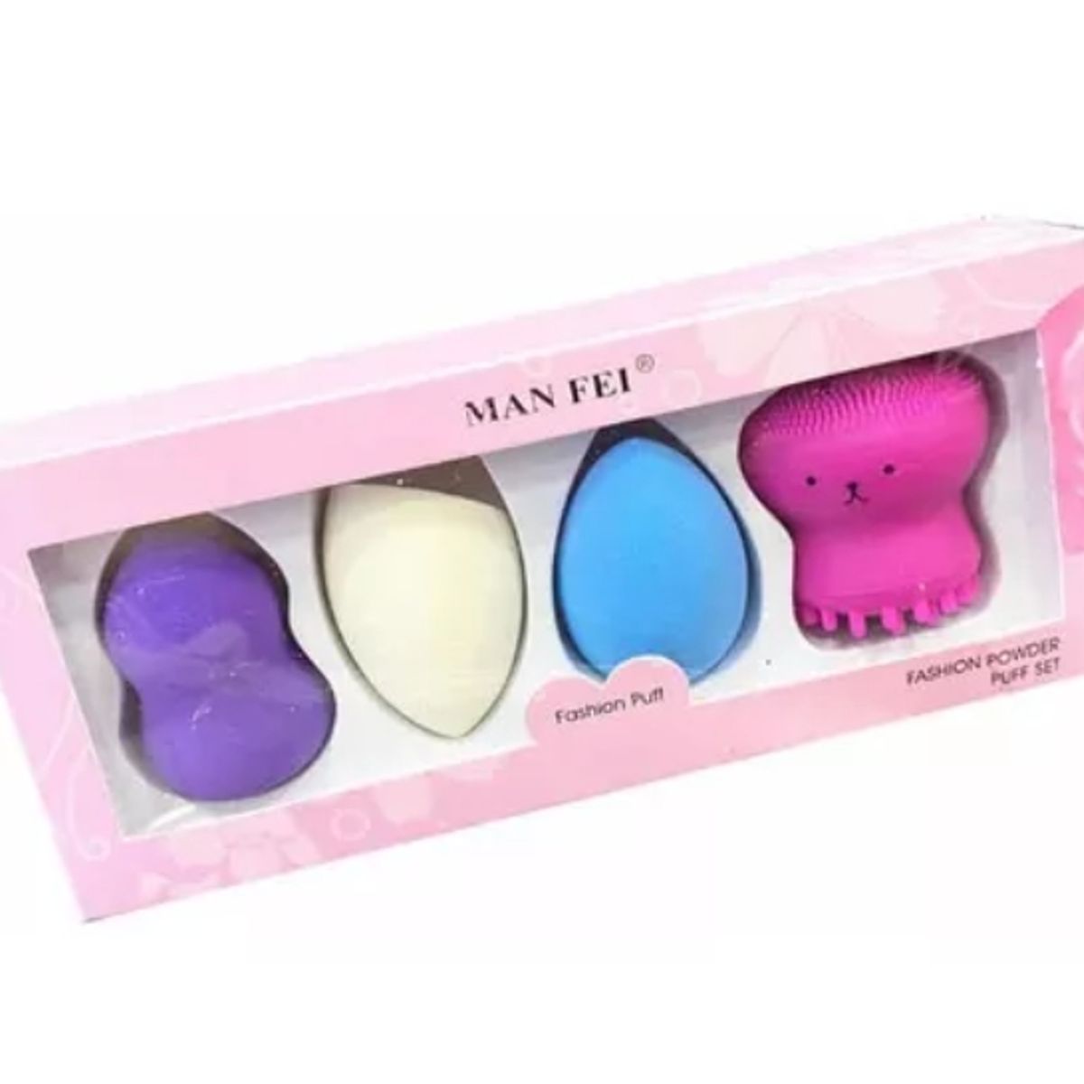 GENERICO - Kit Esponjas Maquillaje Y Cepillo De Limpieza Facial Pulpito