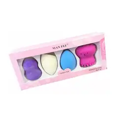 GENERICO - Kit Esponjas Maquillaje Y Cepillo De Limpieza Facial Pulpito