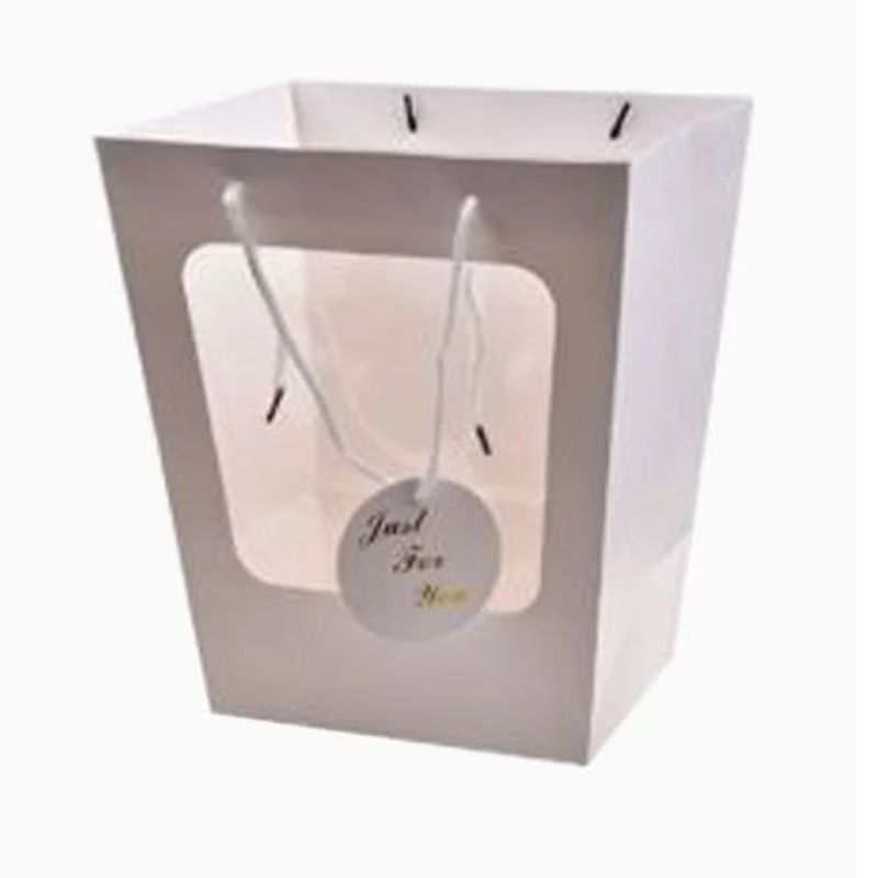 GENERICO - Bolsa De Regalo Material Papel Color Lila 35X23X17 Cm