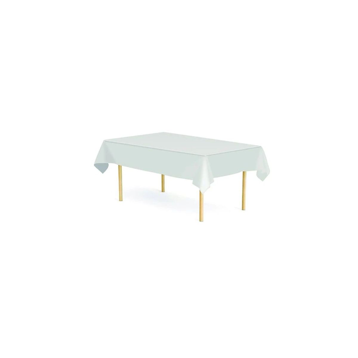 GENERICO - Mantel De Plástico Blanco 137x185cm